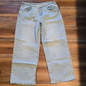 GAP Women's 90's Loose Mid-rise  Light Blue Denim Jeans